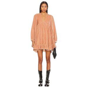 Free People Estella Velvet Mini Dress